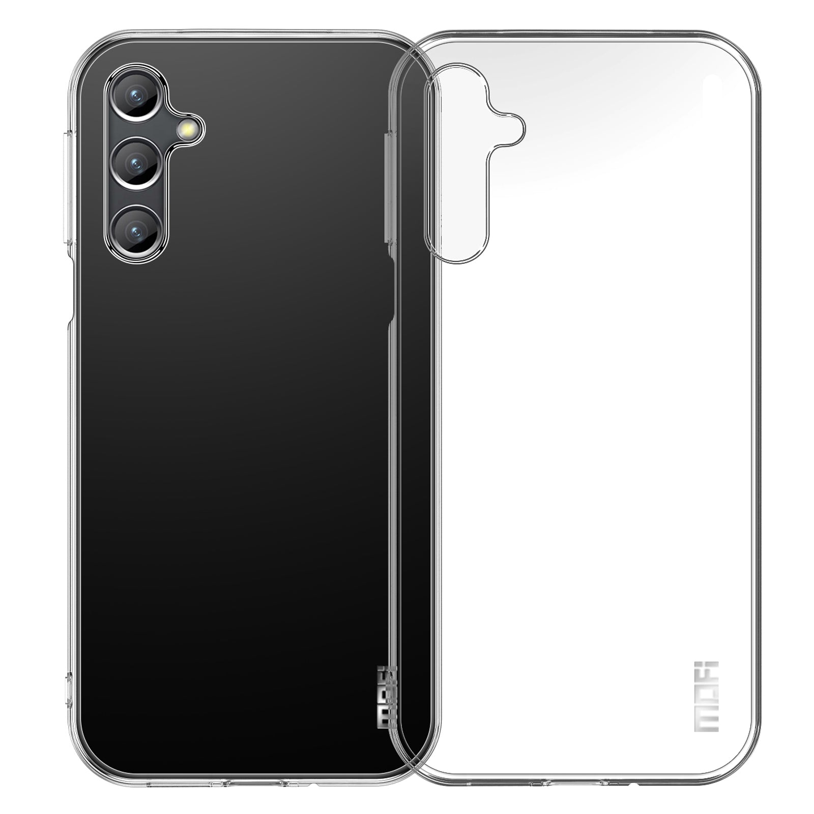MOFI For Samsung Galaxy S23 FE Transparent Phone Case Soft TPU Protective Phone Cover MOFI For Samsung Galaxy S23 FE Transparent Phone Case Soft TPU Protective Phone Cover